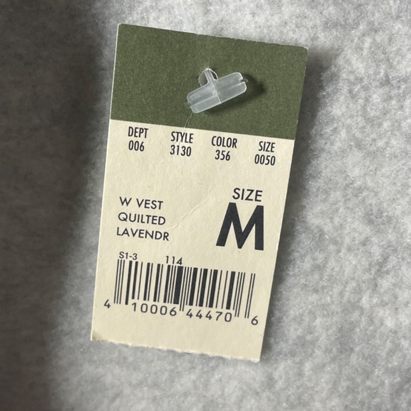 NEW Eddie Bauer Vest Coat Womens Medium purple gray quilted jacket outdoor - Picture 5 of 9